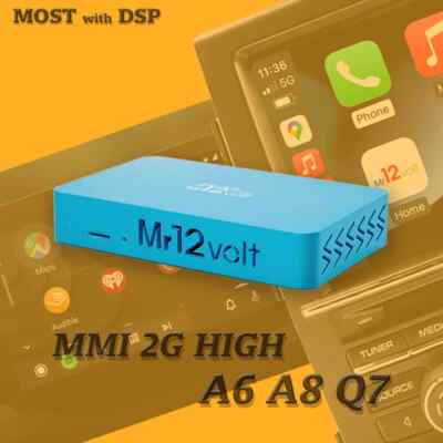 MMI 2G High  A6 A8 Q7 MOST CarPlay & Android Auto Interface with DSP