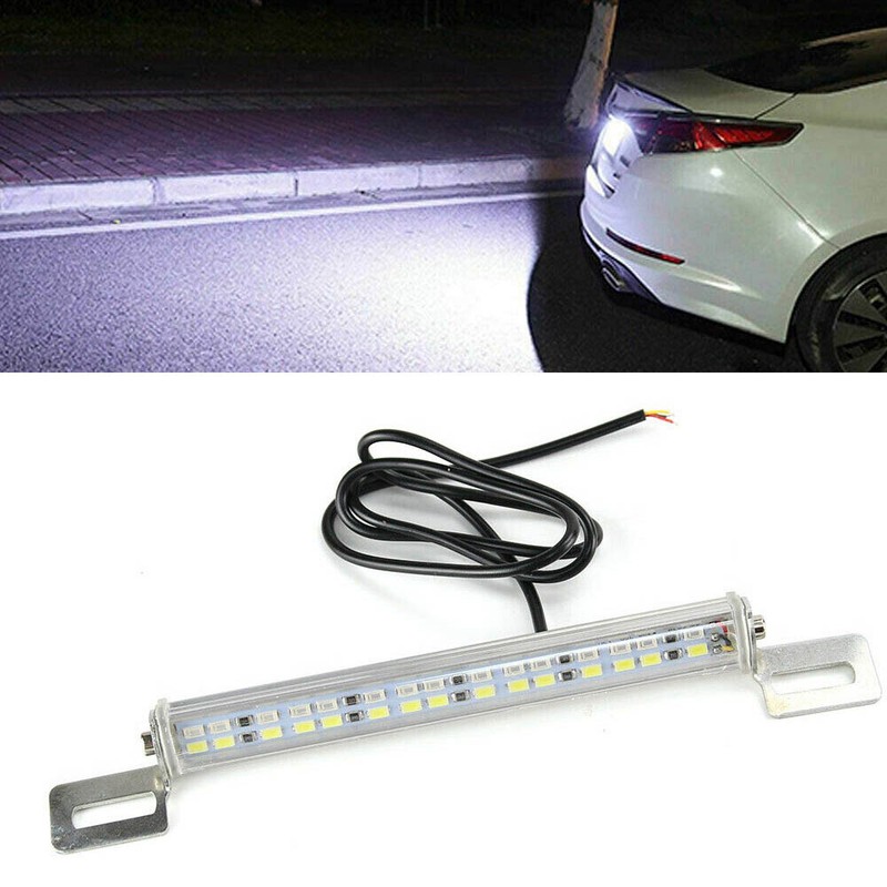 LED Strip License Plate Backup Reverse Rear Light Bar Red +
