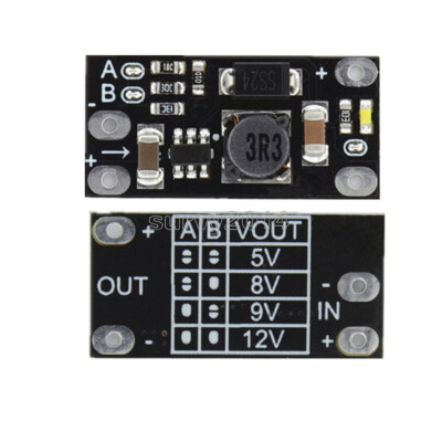 2/5/10PCS Mini 3V 3.3V 5V 9V to 12V DC-DC Boost Step Up Converter Power Module F