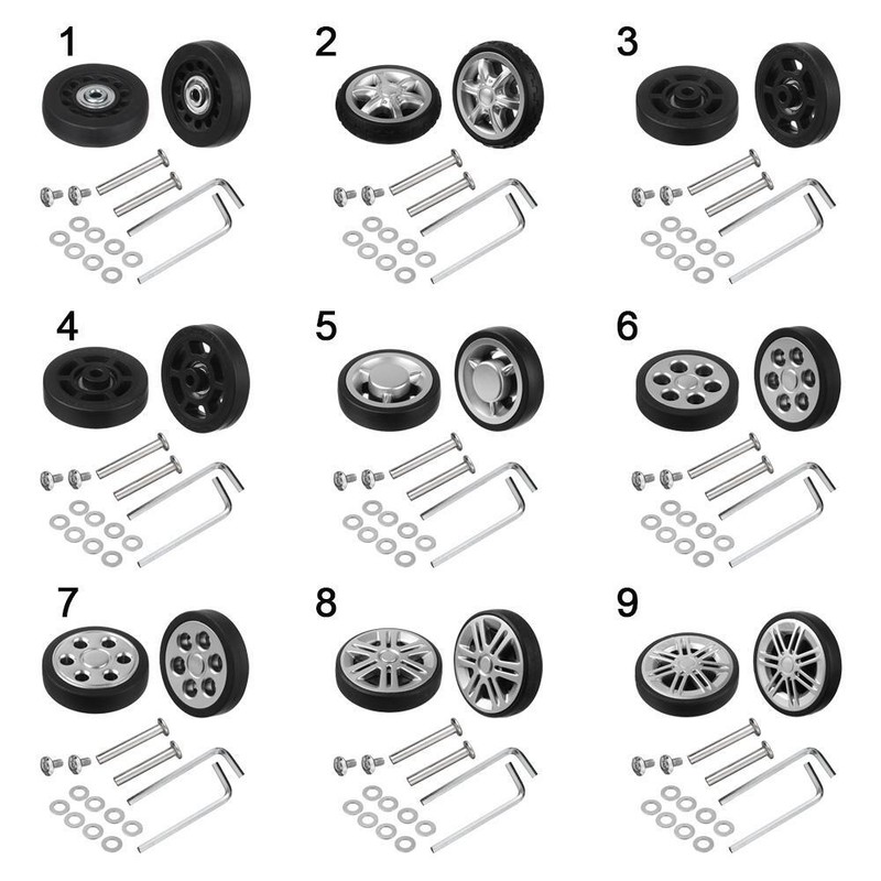 Wheels Suitcase Parts Axles