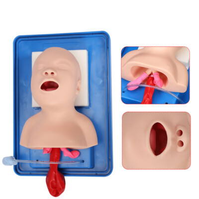 Infant Baby Model Airway Management Trainer Intubation Manikins Study Plastic
