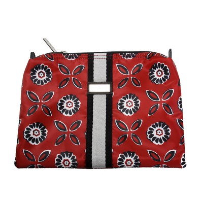 

Pod Hadaki Zip Carry All — средний красный с цветочным принтом