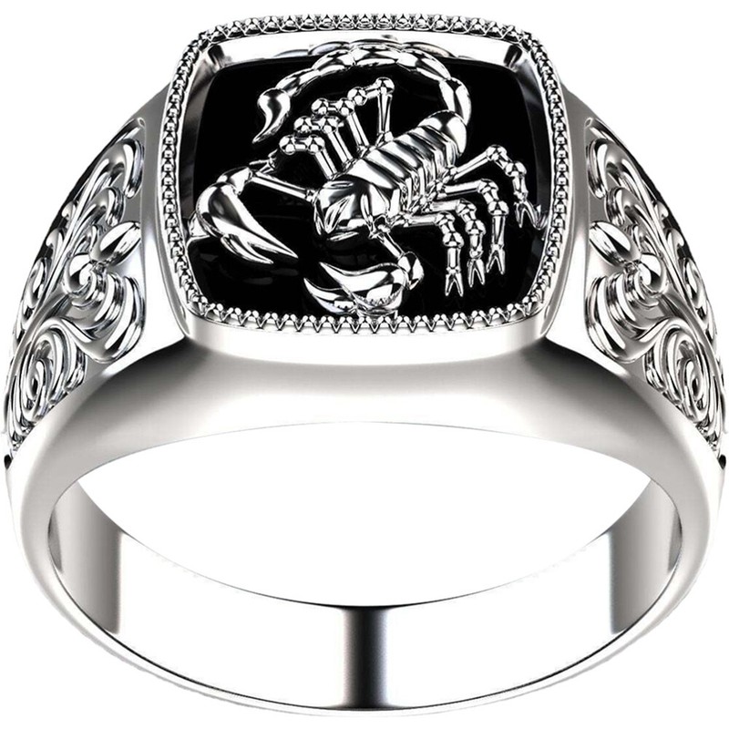 Anneau De Bague Scorpion Anneau Ã©LÃ©Gant EsthÃ©Tique Anneau DÃ©Coratif Pour Hommes