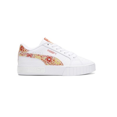 Puma Cali Star Flower Child Floral Lace Up  Youth Girls White Sneakers Casual Sh