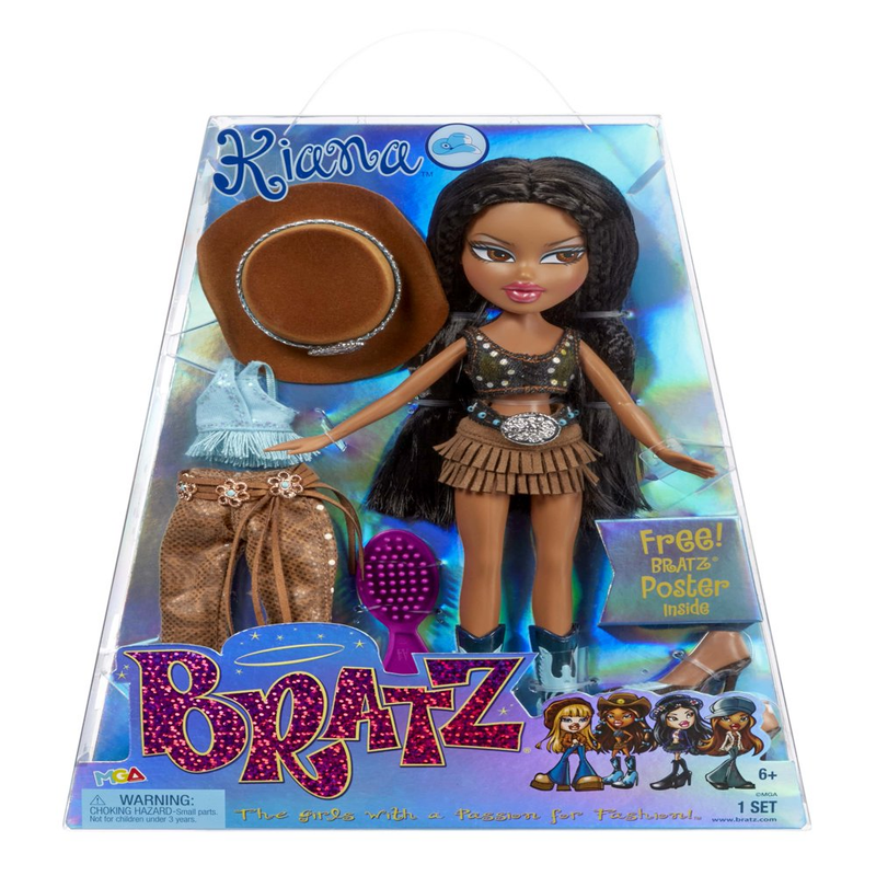 Bratz® Original Fashion Doll Kiana™ with 2 Outfits and Poster