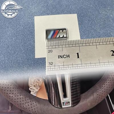 FOR M Steering WHEEL BADGE Emblem M-Tech M-Sport 1M M2 M3 M4 M5 M6 (1 Piece)