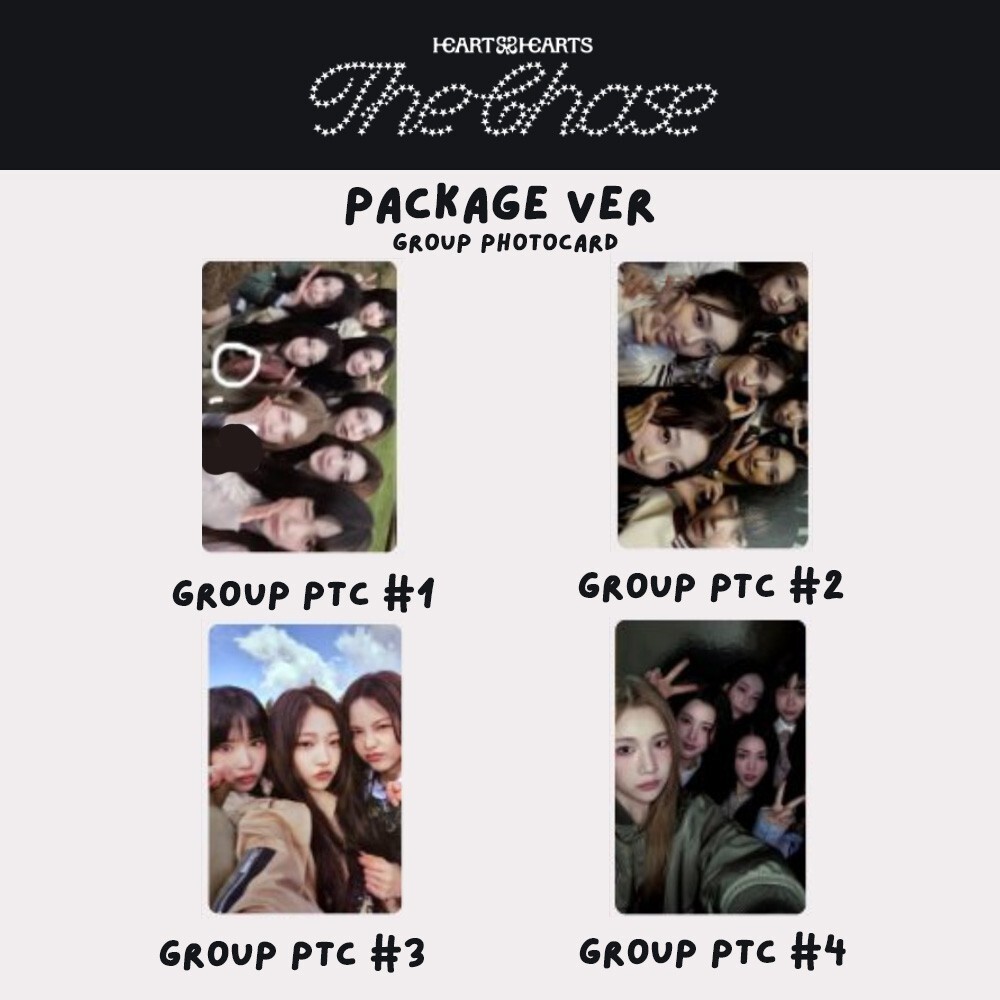 Hearts2Hearts H2H x The Chase Album Package Ver 1st Single