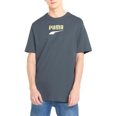 

Puma Downtown Logo Футболка с круглым вырезом и короткими рукавами Мужские серые повседневные топы 53367242, Grey, Puma Downtown Logo Crew Neck Short Sleeve TShirt