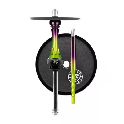 Alpha Hookah Model X| Black Matt-Dark Blue-Lime-Yellow-Blue Matt-Breeze-Cosmo