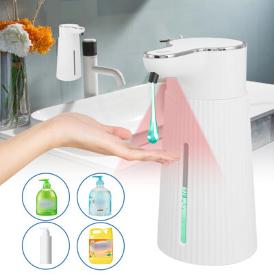 400ML Liquid Soap Dispenser Automatic Handsfree IR Sensor Touchless Rechargeable