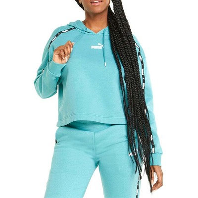 

Укороченная толстовка с капюшоном Puma Power Tape для женщин, размер  84909361, Синий