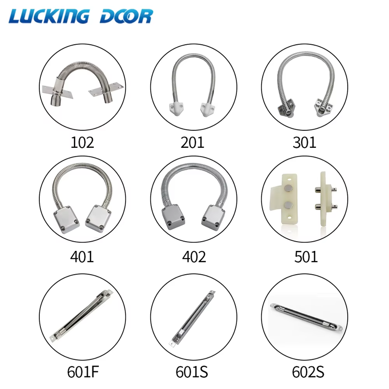 Metal Wire Pipe Springe Sleeve Cable Protector Door Loop Expose Mounting Protect