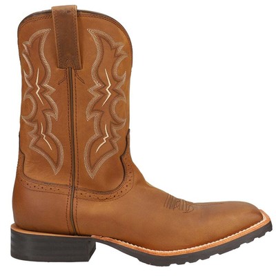 

Wrangler Footwear 11 All Around Square Toe Cowboy Мужские коричневые повседневные ботинки KMB0, Коричневый, Wrangler Footwear 11" All Around Square Toe Cowboy