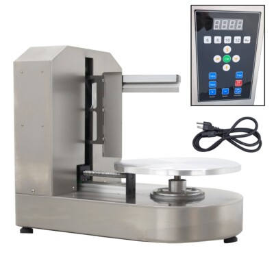Automatic Cake Spreading Machine Creaming Coating Tool Digit Control for 4-12in