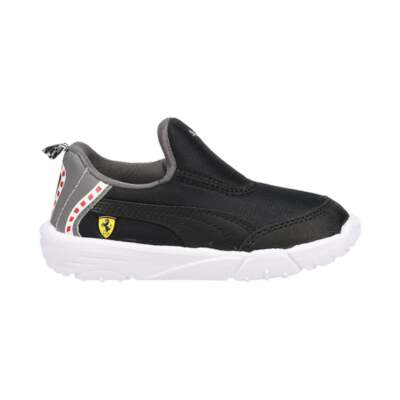 

Черные кроссовки Puma Ferrari Bao Kart Slip On Infant Boys Повседневная обувь 307048-01, Черный, Puma Ferrari Bao Kart Slip On Infant