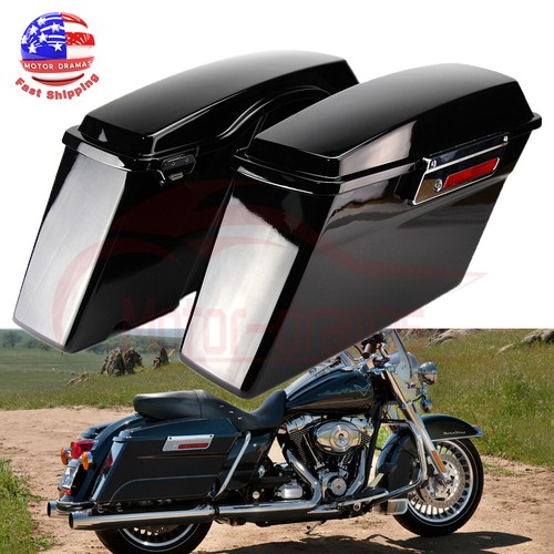 road king with hard bags