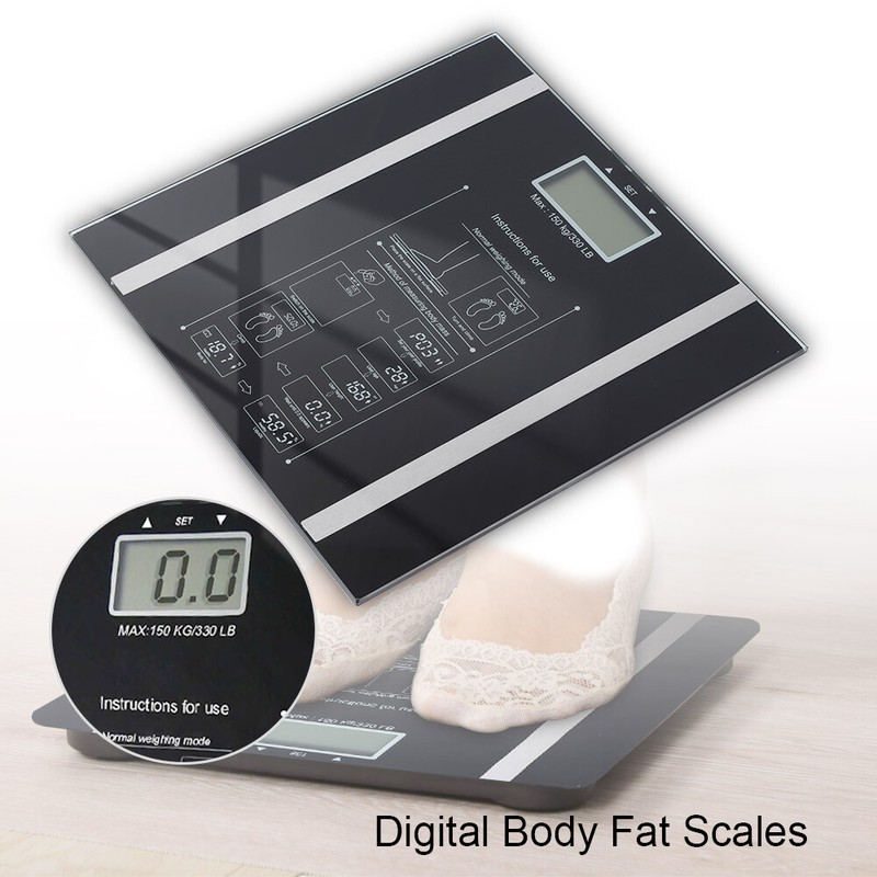 Bathroom Weight Digital Scales Smart Body Fat BMI Bluetooth Weighing 180KG UK