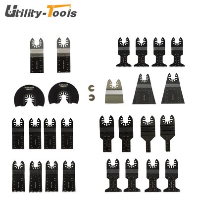 Universal Wood Metal 29 PCS Oscillating Multitool Quick Release Saw Blades