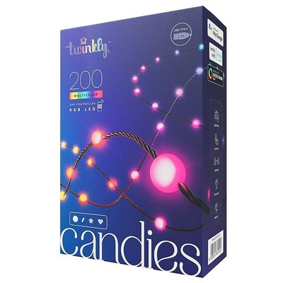 Twinkly - Candy Pearl 200 RGB LED Smart Light String USB-C - Multicolor