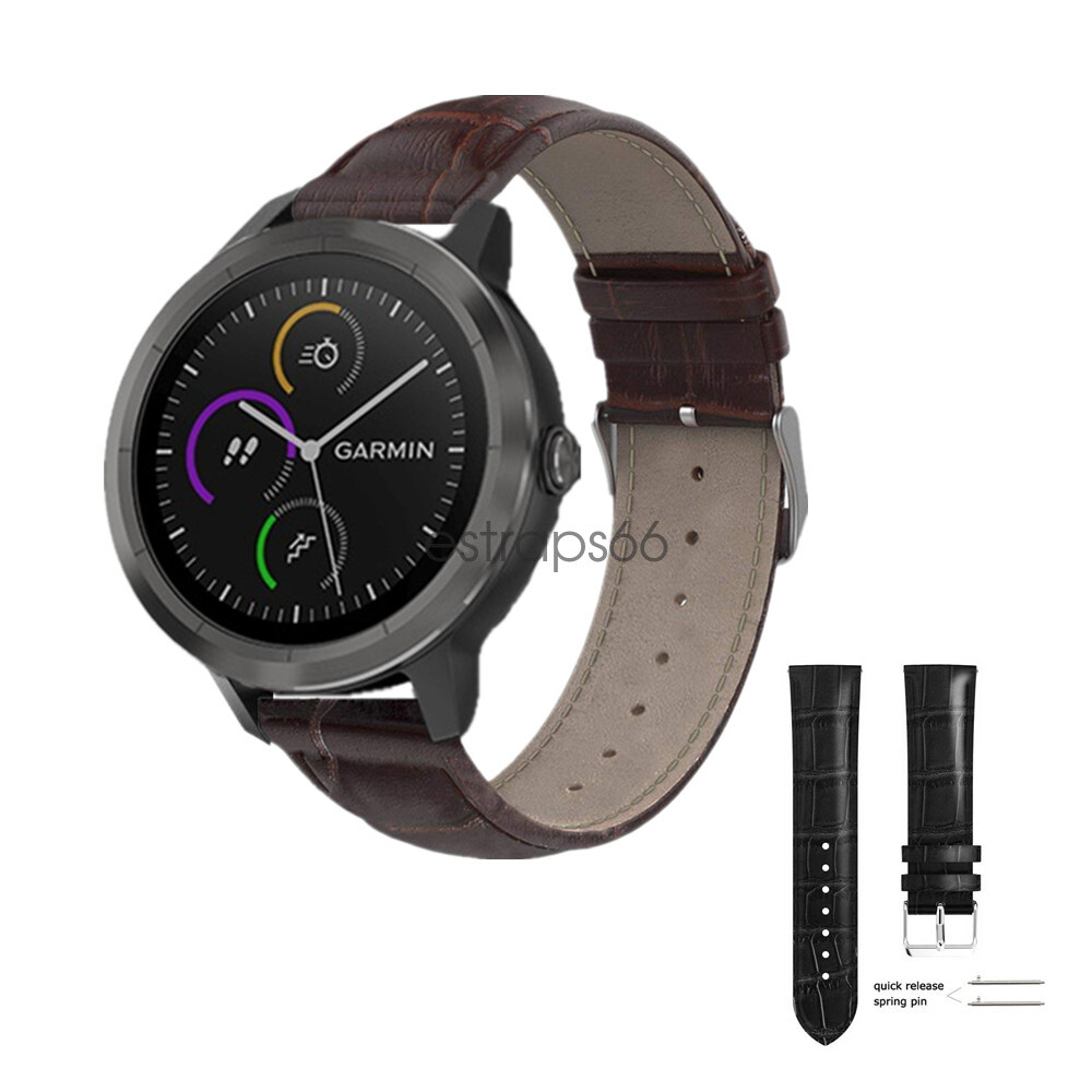 vivoactive 3 leather band