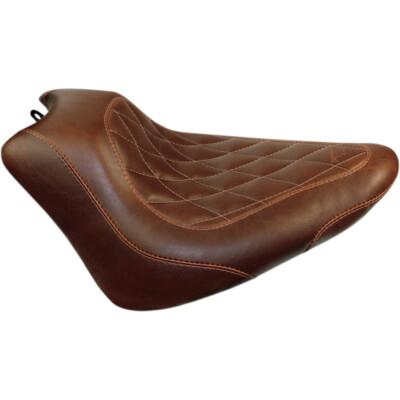 Mustang Wide Tripper Solo Seat  - Diamond (Brown) 76766