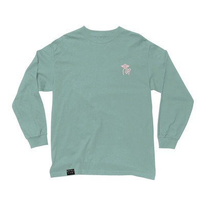 

Мужская футболка The Quiet Life Shhh Embroidery Made in USA Lifestyle, зеленая, Зеленый, The Quiet Life Shhh Embroidery Made in USA Lifestyle T-Shirt