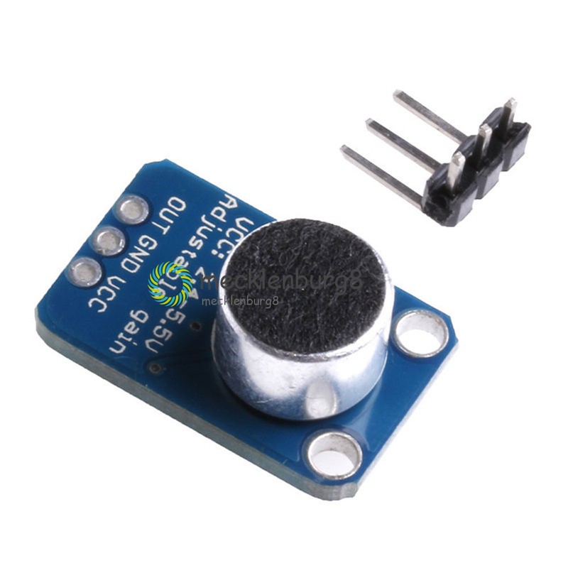 Gy-Max4466 Electret Microphone Amplifier With Adjustable Gain For Arduino