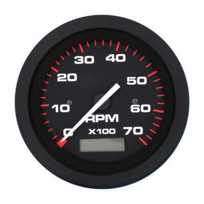 Sierra 68443P Marine Amega 3'' Tachometer 7K/Hourmeter Gauge