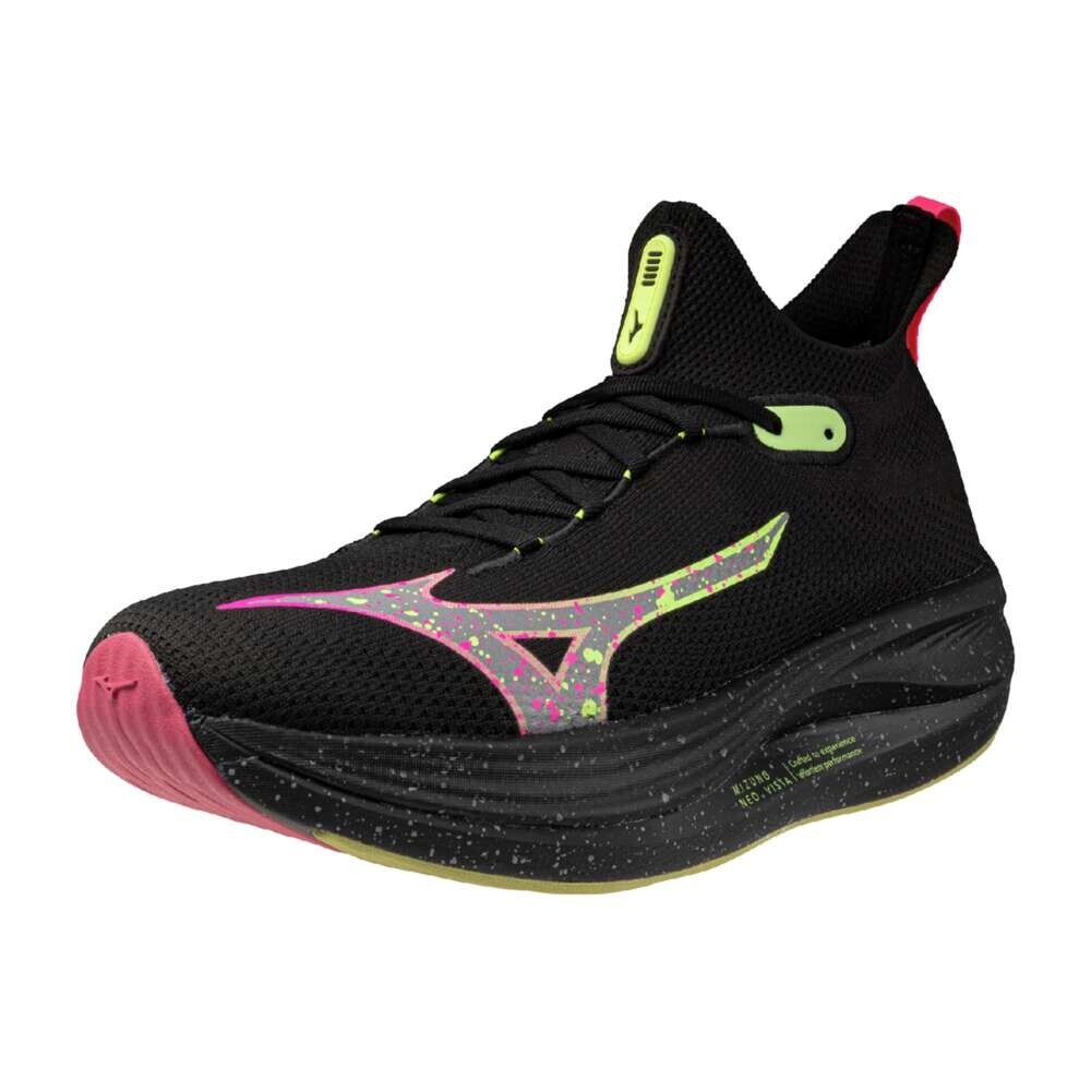 Pre-owned Mizuno Neo Vista Black Pink Yellow Width 2e J1gc2434 03 Men's Size