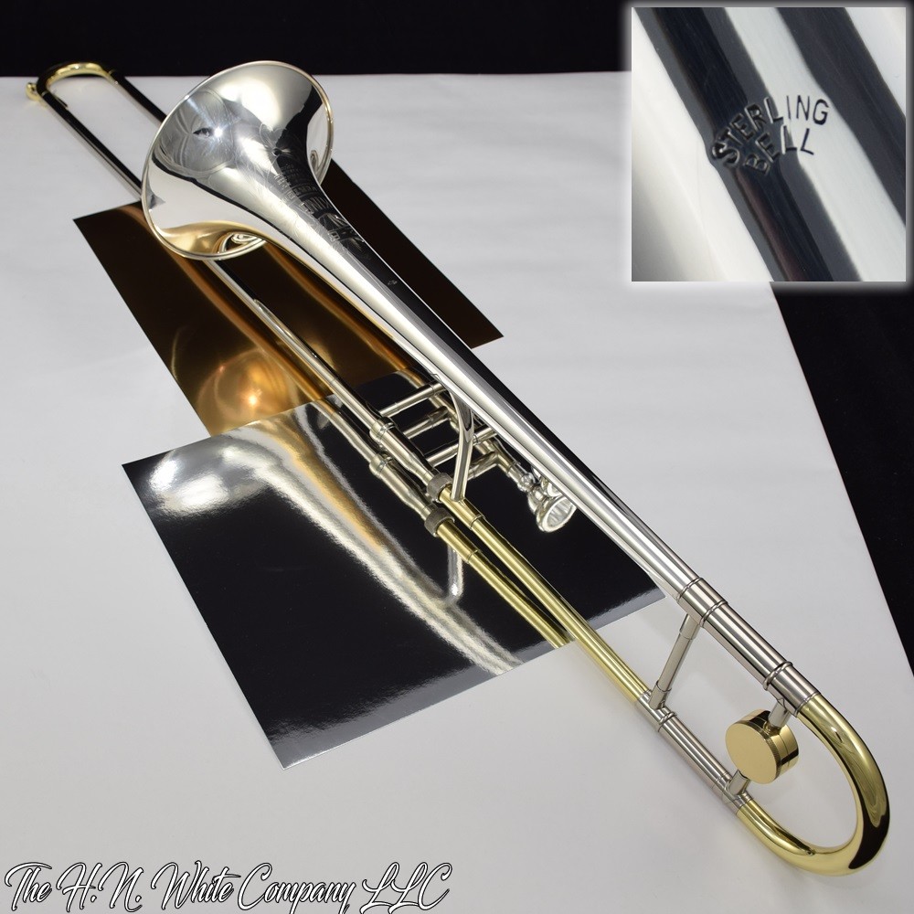 Vintage King H. N. White 2B Silver Tone Trombone Bell Not lacquered