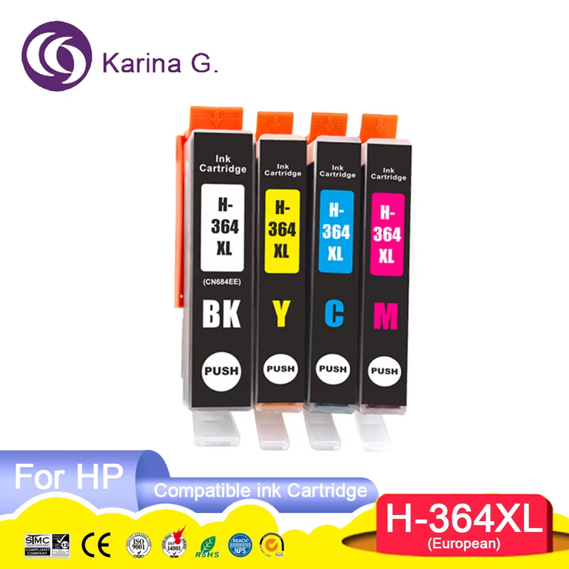 364 XL 364XL Compatible Color Inkjet Ink Cartridge for 364 364XL Photosmart 551