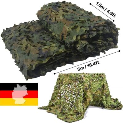 5x1.5M Military Camouflage NET Jagd Tarnnetz Armee Army-Tarnung Camo Hunter,Army