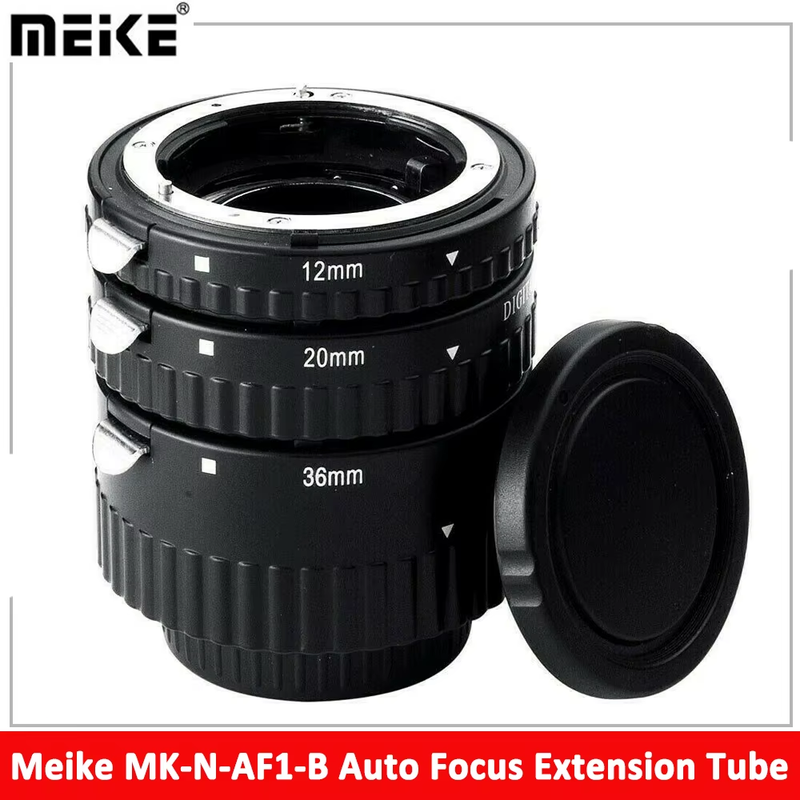 Meike MK-N-AF1-B Auto Focus Macro Extension Tube Ring for D7200 D7100 D5600 D51