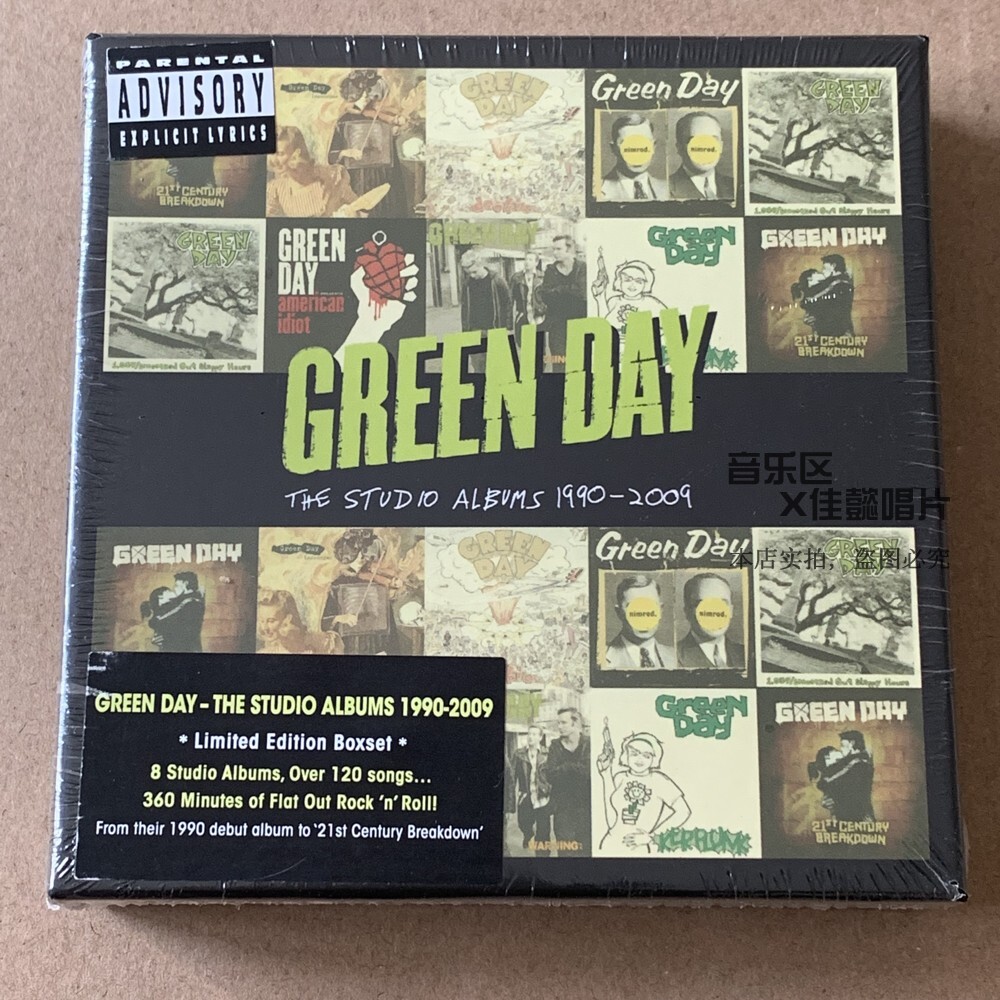 洋楽 GREEN DAY STUDIOALBUMS 1990-2009 芽瑠璃堂 ＞ グリーンデイ 『ザ・スタジオ・アルバムズ 1990