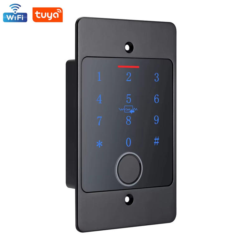 Tuya Wifi Standalone Fingerprint Access Control Keypad Metal Waterproof Backligh