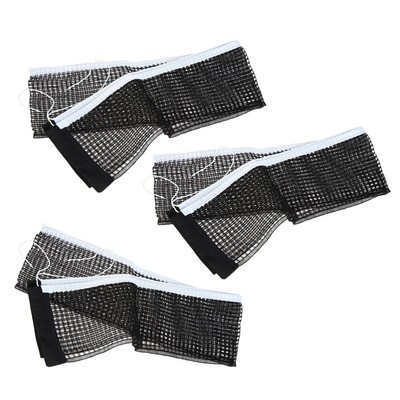 3 PCS Tischtennis-Nylonnetz Tischtennis-Ersatznetz Tischtennisnetz