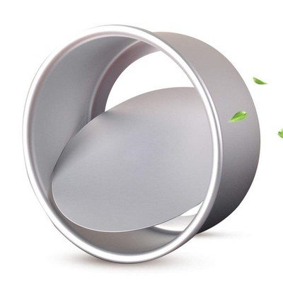 OUKEYI Teglia rotonda per cheesecake da 25,4 cm in alluminio con fondo ri