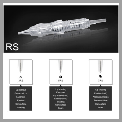 Biomaser Screw Cartridges Needles for Semi Permanent Makeup Tattoo SPMU 