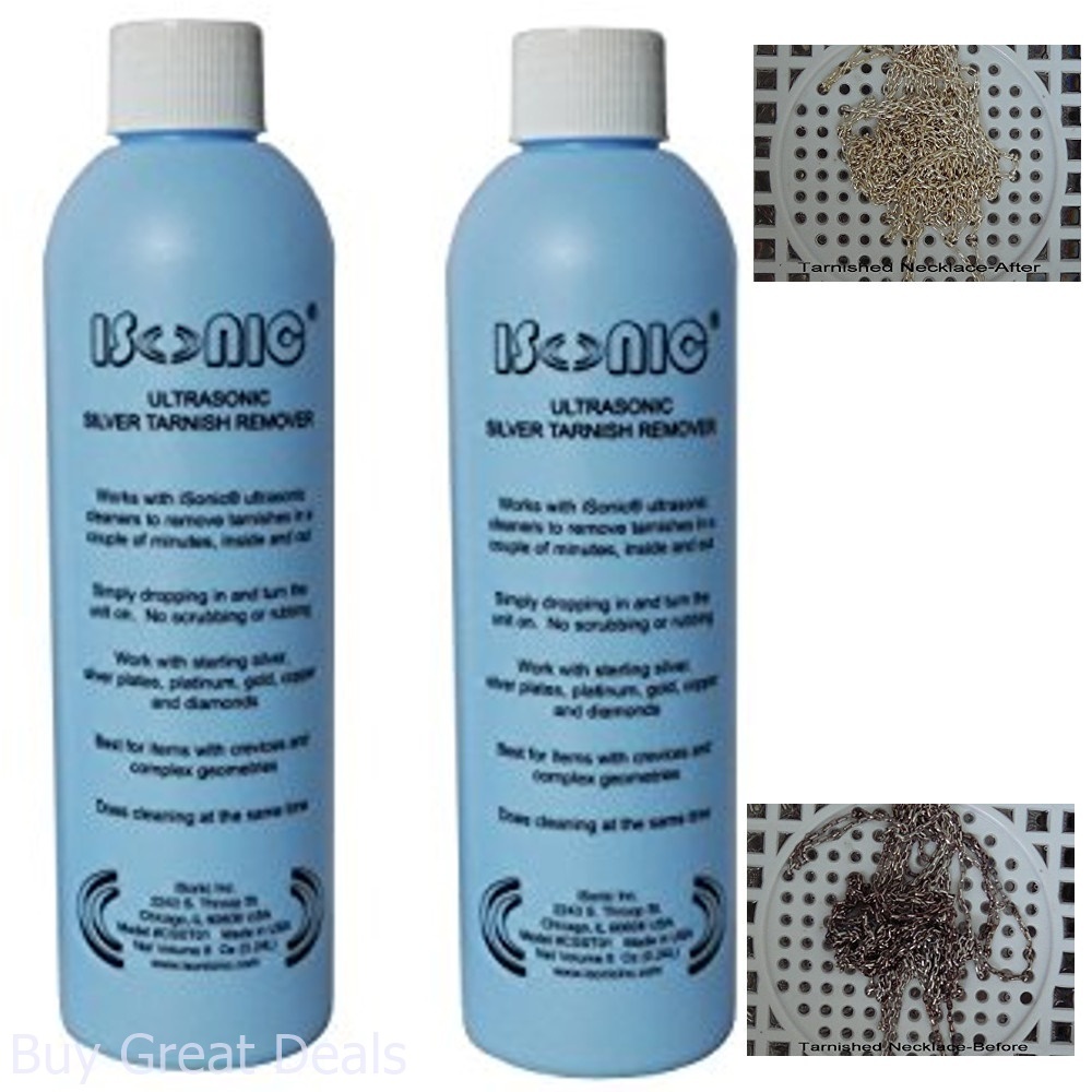 Ultrasonic Cleaning Solution Removes Silver Tarnish Lab Detergents Pack Of 2 New 723794851992 eBay