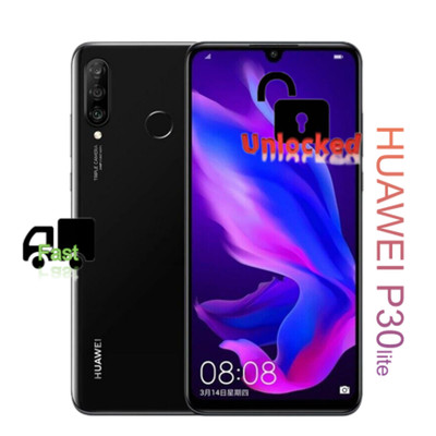 New Global Version Huawei P30 Lite 4+128GB Unlocked New Sealed Smartphone