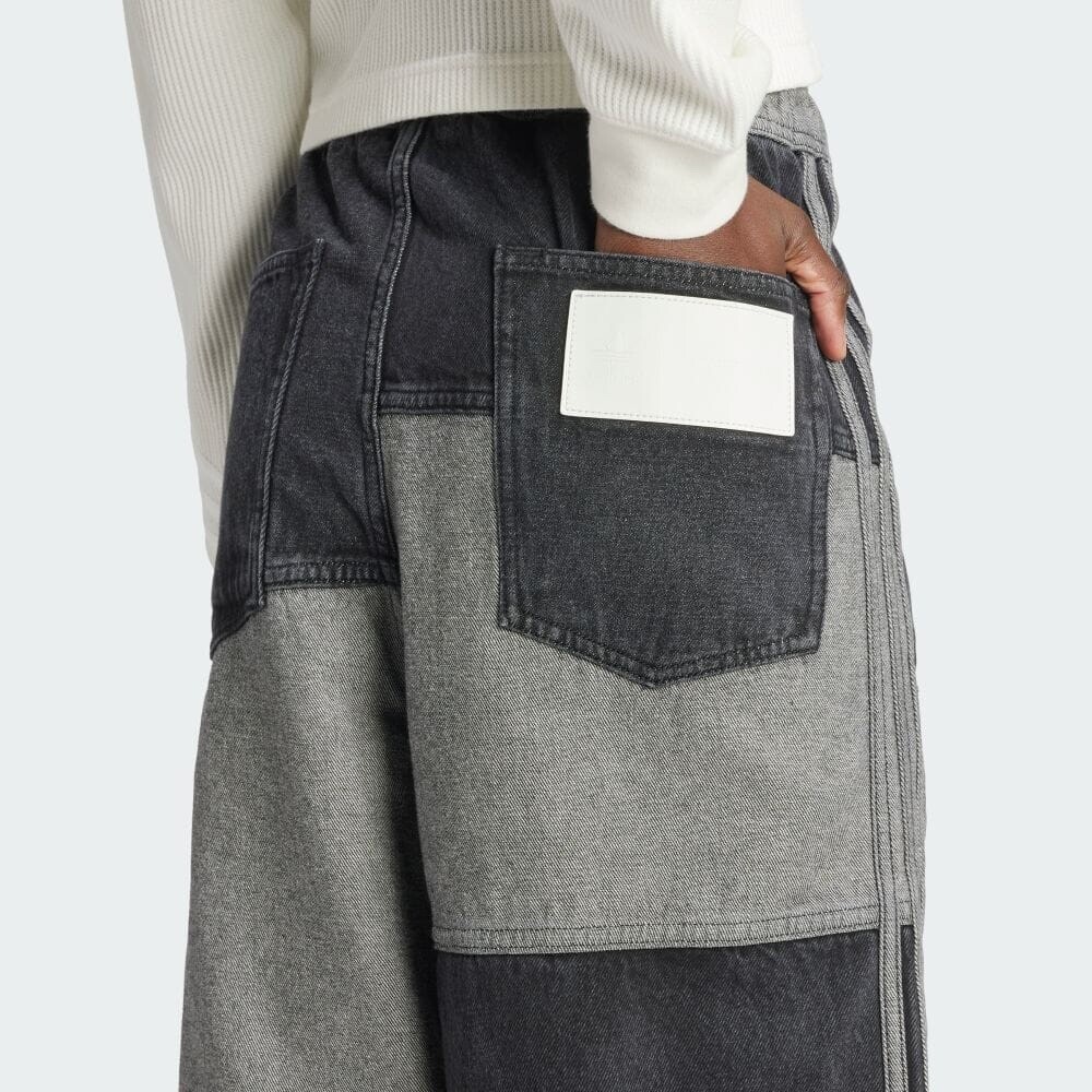 【アディダス】KSENIASCHNAIDERデニムブレイドジーンズXL adidas x KSENIASCHNAIDER Kenia Pw 3-Stripes Jeans True Black