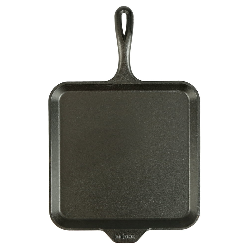 Seasoned Cast Iron 11 Inch Square Griddle