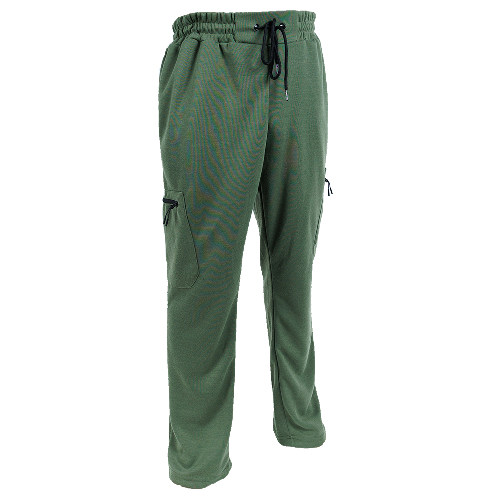 Men's Fleece Lined Slim Fit Casual Tech Jogger Sweatpants W Zipper Pockets S-3XL