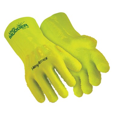 HEXARMOR 7212-L (9) Chemical Resistant Gloves,PVC Coat,L,PR 55EG43