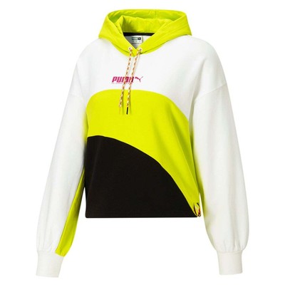 

Puma 533350-02 Womens City Lights Hoodie Пальто Куртки Верхняя одежда Повседневная, Белый, Puma City Lights Hoodie
