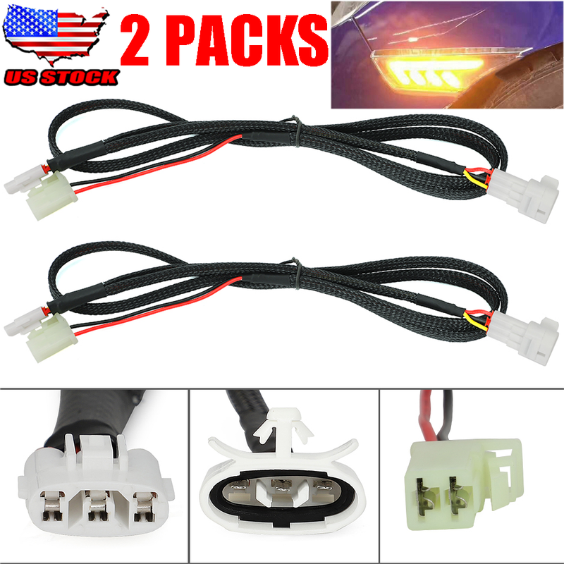For Honda Civic Acura Integra JDM Fender Side Marker Light Wire Harness EG DC EK