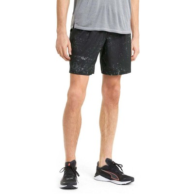 

Шорты для бега Puma Graphic Woven 7 Мужские черные повседневные спортивные 520206-01, Черный, Puma Graphic Woven 7" Running Shorts
