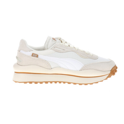 Puma Style Rider Play On Suede Lace Up Mens Off White Sneakers Casual Shoes 374