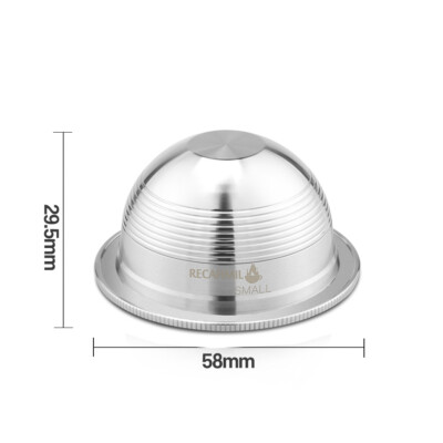 Reusable Vertuo Coffee Capsule Pod Filter For Nespresso Plus Next Delonghi ENV