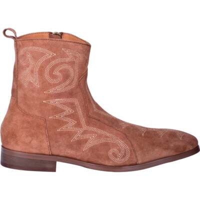 

Мужские коричневые повседневные ботинки Dingo Brooks Round Toe Cowboy DI211-TAN, Коричневый, Dingo Brooks Round Toe Cowboy